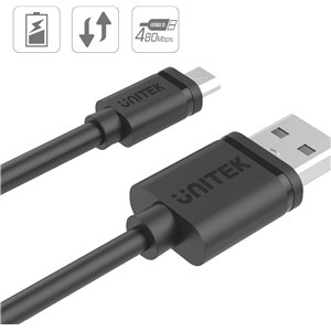 Cable USB A a micro USB , 2 metros