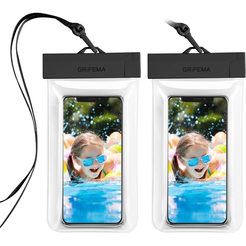 GRIFEMA GH01, [2 Unidades] Funda Impermeable Móvil