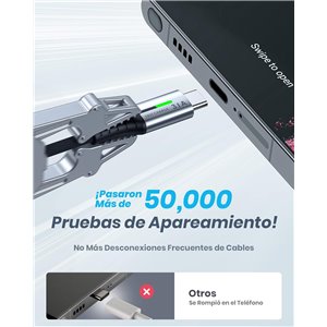 INIU Cable USB A USB C, [2m] QC 3,0 y 3,1A Cable USB C Carga Rapida