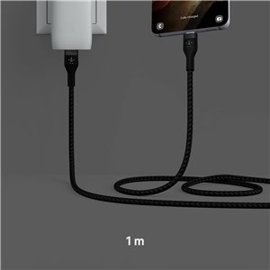 Belkin BoostCharge Pro Flex cable trenzado USB-C a USB-C, cable de carga rápida