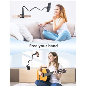 TRYONE Soporte Movil Teléfono - Soporte Flexible con Brazo de Cuello de Cisne