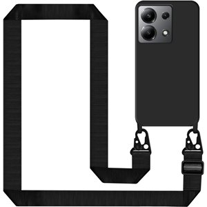 Funda con Cuerda para Xiaomi Redmi Note 13 5G, Negra