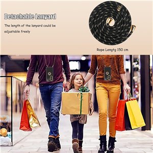 Funda Redmi 13C 4G con Cuerda , con 360° Anillo Soporte,Negro