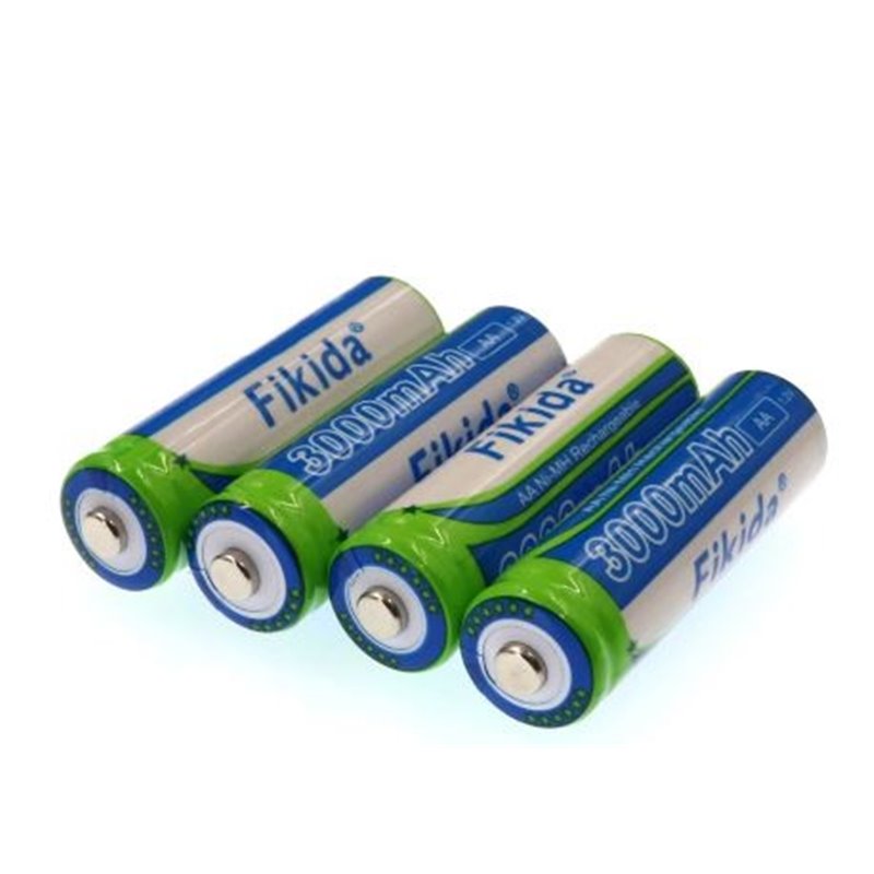 Batería AA de 3000mAh, batería recargable NiMH 1,2 de 14430 v (2 baterias)