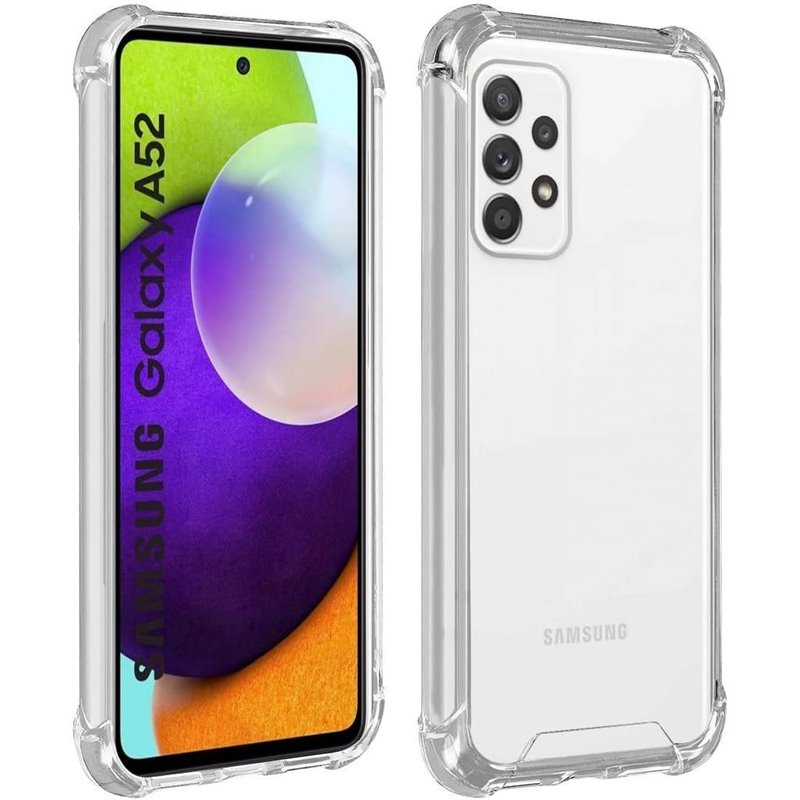 Funda para Samsung Galaxy A52 4G / 5G / A52s 5G Transparente Reforzada