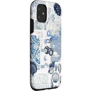 Carcasa para iPhone 11 Collage de verano Beachy Bl