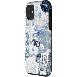 Carcasa para iPhone 11 Collage de verano Beachy Bl