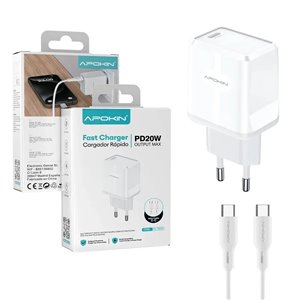 Cargador 20W PD Tipo-C con cable