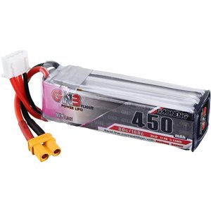 Gnb 11.4V 450Mah 80C 3S Lipo Batería Xt30 Enchufe para RC
