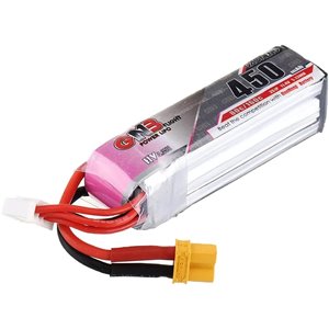 Gnb 11.4V 450Mah 80C 3S Lipo Batería Xt30 Enchufe para RC