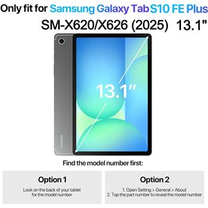 Funda para Samsung Galaxy Tab S10 FE Plus 2025 13.