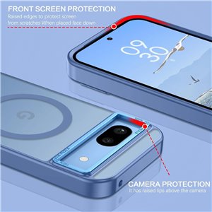 Funda magnética para Google Pixel 8a.Azul