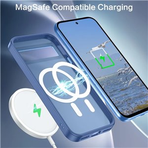 Funda magnética para Google Pixel 8a.Azul