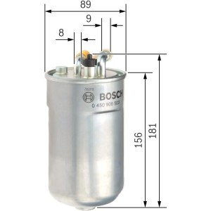 Bosch N6503 - Filtro diésel para vehículos