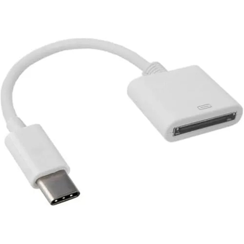 Cable adaptador OTG de 30 pines hembra a USB 3.1 tipo C