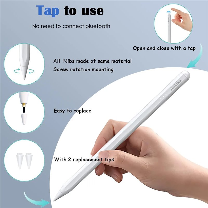 R3 Lápiz para Tablet Capacitivo Universal Compatible con Tablet Android iOS Apple