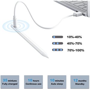 R3 Lápiz para Tablet Capacitivo Universal Compatible con Tablet Android iOS Apple