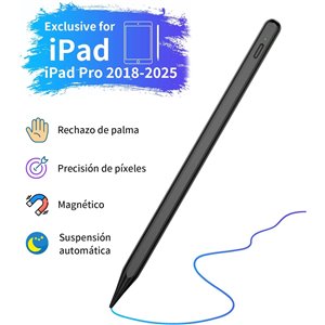 Lápiz para Apple iPad 2018-2025, 15Min Carga Rápida