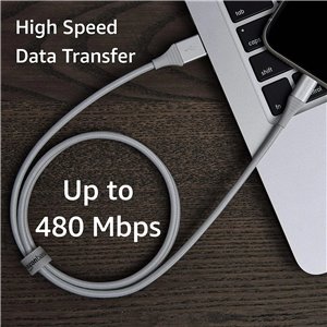 Amazon Basics - Cable USB-A a Lightning 0.9MT