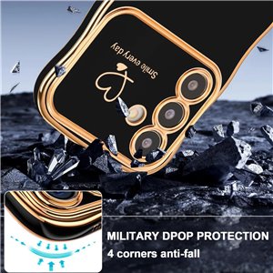 Funda para Samsung Galaxy S24,Bonito Marco Ondulado