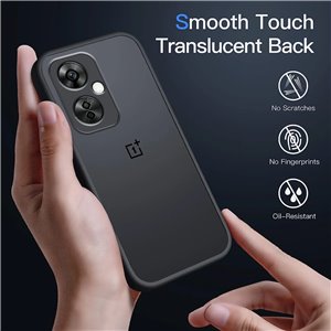 Funda Oneplus Nord CE 3 Lite 5G transparente Negra