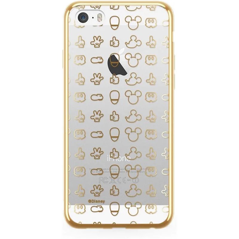Funda de TPU original de Disney Mickey y Minnie para iPhone 5