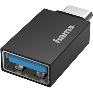Hama.  Adaptador USB tipo C a USB A