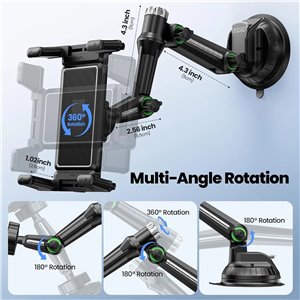 Soporte Tablet Coche para Salpicadero, Soporte iPa