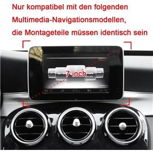 Soporte del teléfono del Coche Compatible con 2015-2018 Mercedes c klasse w205 GLC