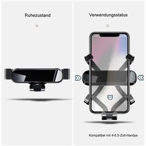 Soporte de teléfono de Coche Compatible con 2019-2021 Mercedes c w205 GLC Soporte movil Coche for 10.25-Inch