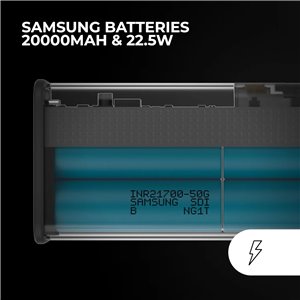 Mars Gaming MPK-20K, Power Bank 22.5W, Baterías Sa