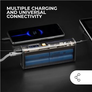 Mars Gaming MPK-20K, Power Bank 22.5W, Baterías Sa