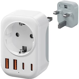 Bigfish Adaptador Enchufe UK Ingles Irlanda Tipo G