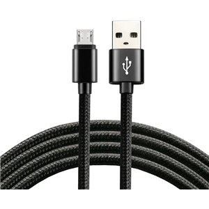 Everactive CBB-2MB - Cable de nailon micro USB