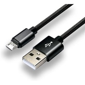 Everactive CBB-2MB - Cable de nailon micro USB