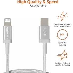 Cable USB-A a Lightning de nailon trenzado