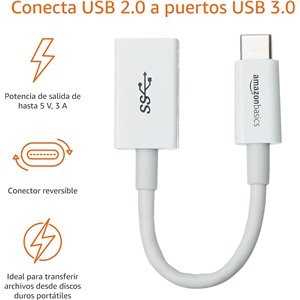 Cable Adaptador convertidor Hembra de USB-C a USB