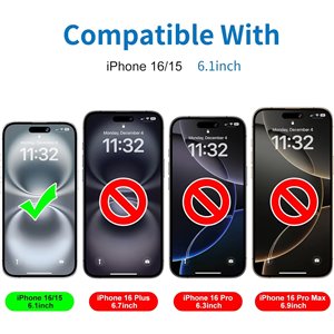 Protector Pantalla Mate para iPhone 16/ iPhone 15