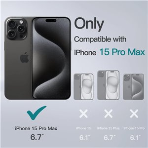 Funda Kickstand para iPhone 15 Pro MAX 6,7 Pulgada