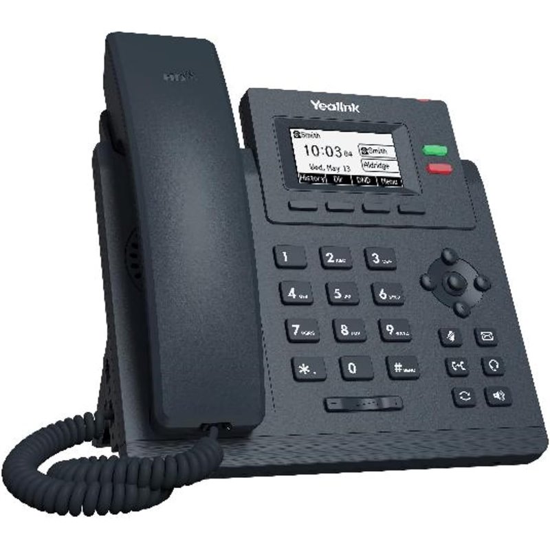 Yealink Telefonia Telefono T31P 2 Cuentas Sip PoE