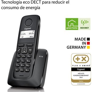 Gigaset A116 - Teléfono DECT Inalámbrico