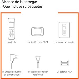 Gigaset A116 - Teléfono DECT Inalámbrico