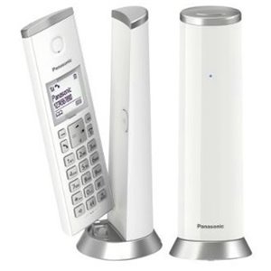 Panasonic KX-TGK212SPW Teléfono Inalámbrico Digital, Unidad Base y 2 Auriculares