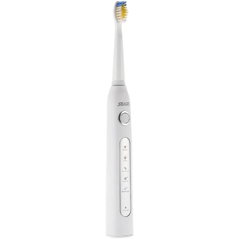 Seago Ultrasonic cepillo de dientes eléctrico color blanco. SG-507