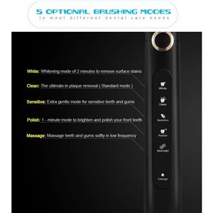 Seago Ultrasonic cepillo de dientes eléctrico color blanco. SG-507