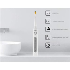 Seago Ultrasonic cepillo de dientes eléctrico color blanco. SG-507