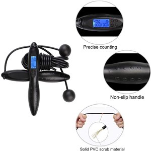 Cuerda de Saltar , Ajustable .con Contador Electrónico De Calorías