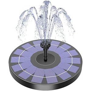 AISITIN 2,5 W Fuente Solar Jardin Exterior