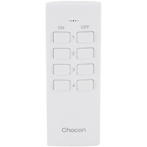 Kit 4 Mini enchufes On/Off + Mando a Distancia de 4 Canales 2300W