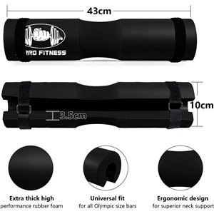 Almohadilla de protección ergonómica Avanzada para Cuello y Hombros para Sentadillas